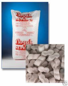 30 Cubic Foot FLOPAK Loose Void Fill Packing Peanuts