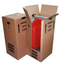 10 x Double Wall Wardrobe Removal Boxes 20"x19"x49"
