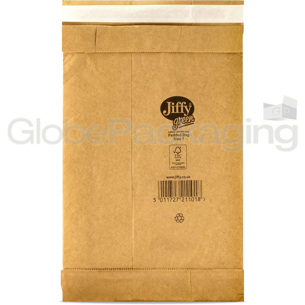 2000 x PB1 JIFFY GREEN HEAVY DUTY ECO-FRIENDLY PADDED BAGS 165x280mm *24HR DEL*