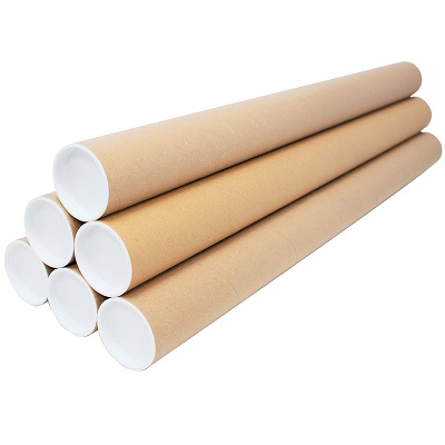 Buy 1200 x A1 Cardboard Postal Tubes - 630x50mm (25x2