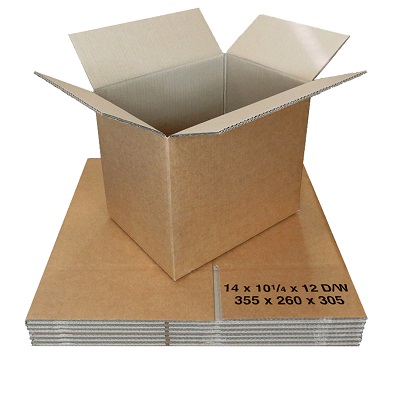 Double Wall Cardboard Moving Boxes 305 X 228 X 228mm - View #8