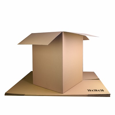 40 X-LARGE S/W CARDBOARD PACKING BOXES 20x20x28" MAXIMUM SIZE YODEL PARCELFORCE 