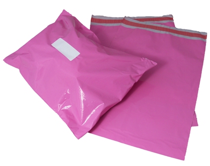 100 x Strong Pink Postage Postal Poly Mailing Bags 12