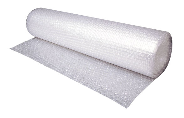 A white bubble wrap on a white background 