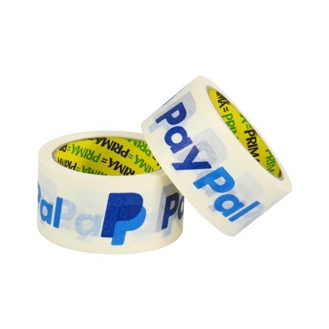 PayPal-branded Kraft paper tape rolls