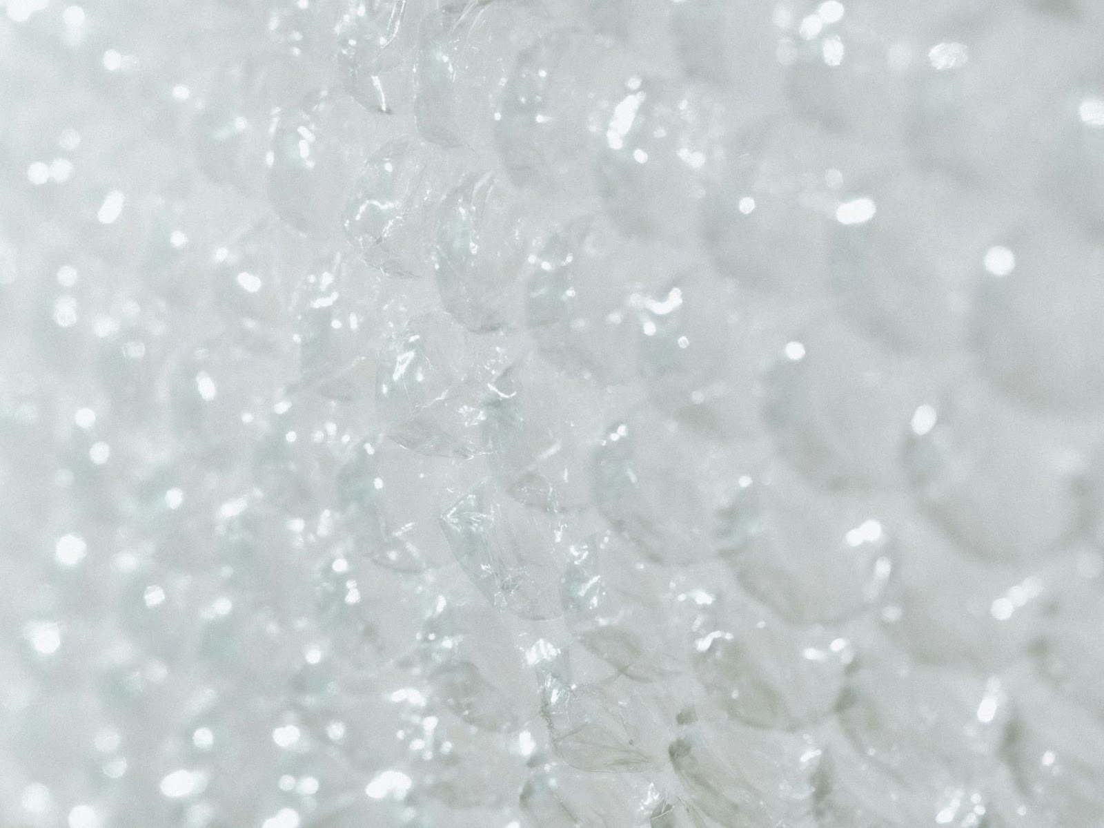 Closeup shot of bubble wrap