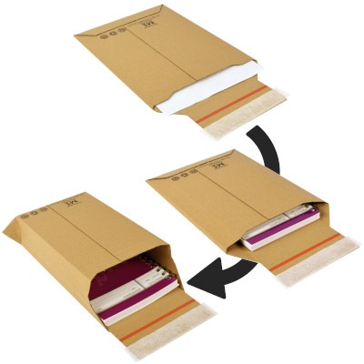 Jiffy Green Size 0 padded envelopes, 135x229mm, showing the kraft paper outer.