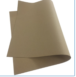 A pack of 50 sheets of high quality ribbed imitation brown kraft paper, size 500x750mm (20x30"), 90gsm in thickness.