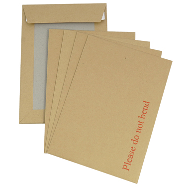 C5 board backed envelopes.