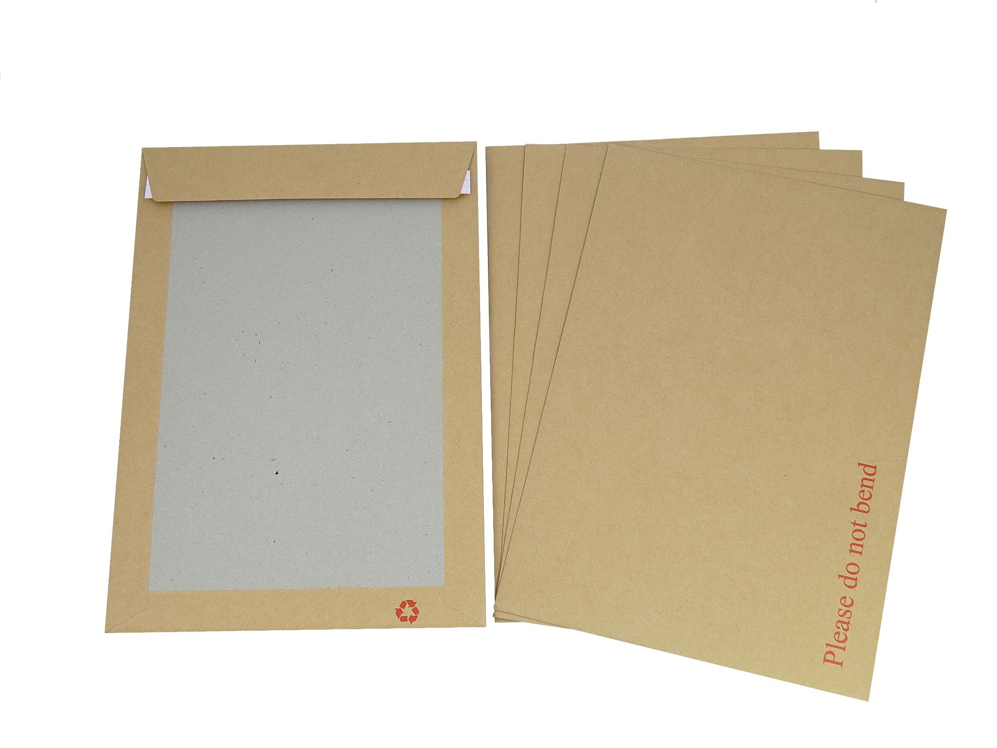C4 board backed envelopes.