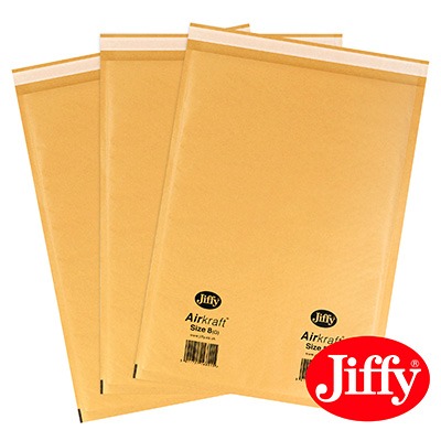 JL8 bubble mailers.